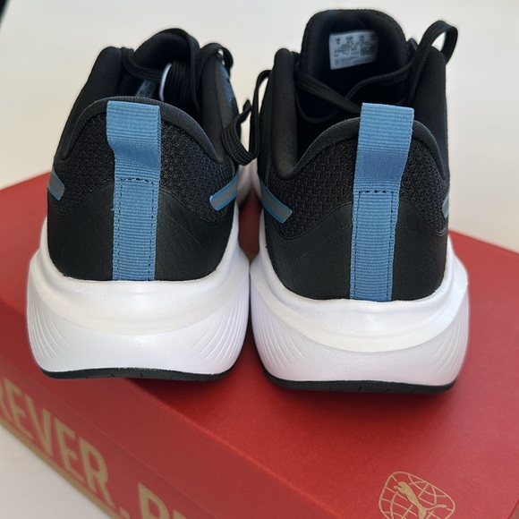 PUMA Men’s Running Sneakers Black and Blue - Picture 8 of 16